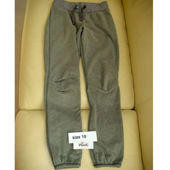 Ivivva Other - Ivivva Girl by Lululemon 🍋Huddle and Cuddle grey pant fuzzy fleece  size 10